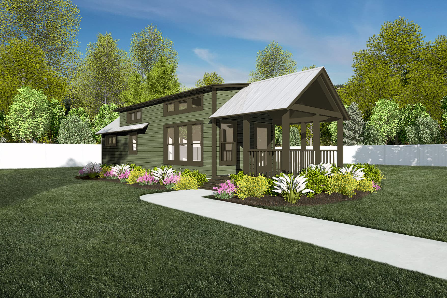 Seashore_LS103_Heathered-Moss-Siding_Bronze-Trim
