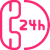 Support 24 hour Pink